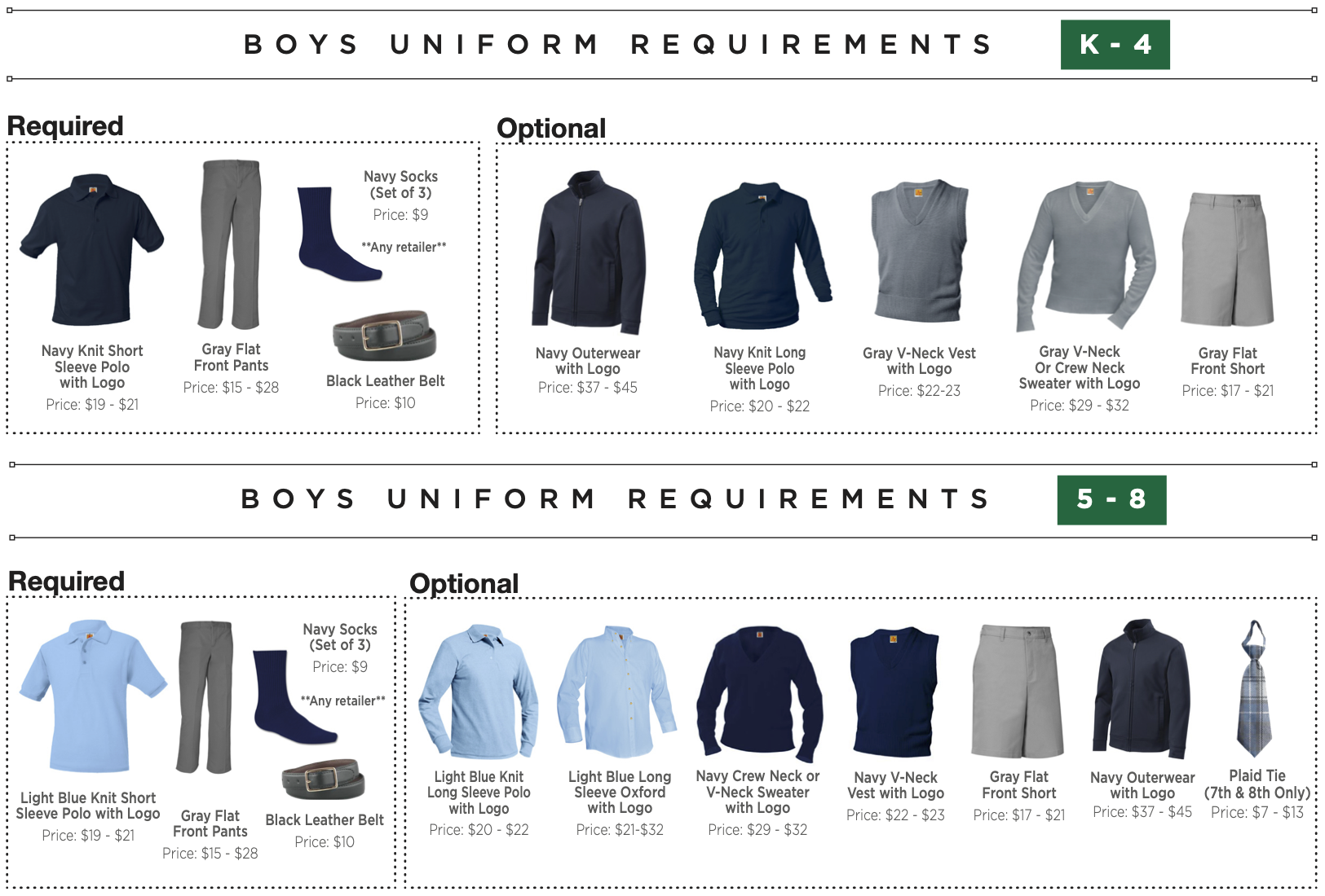 School Uniform Treasure Valley Classical Academy